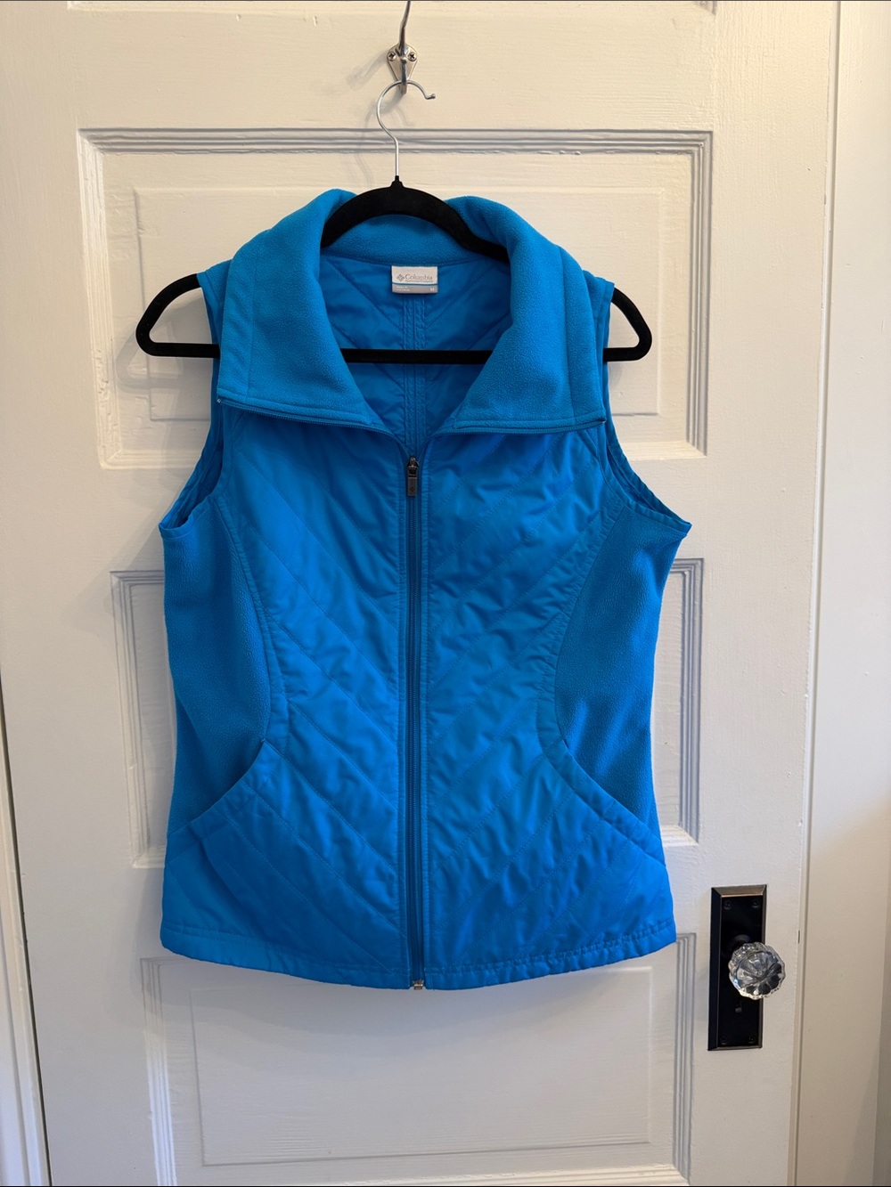 Columbia Women’s Bright Blue Quilted Fleece Vest